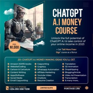 ChatGPT A.I Money Course